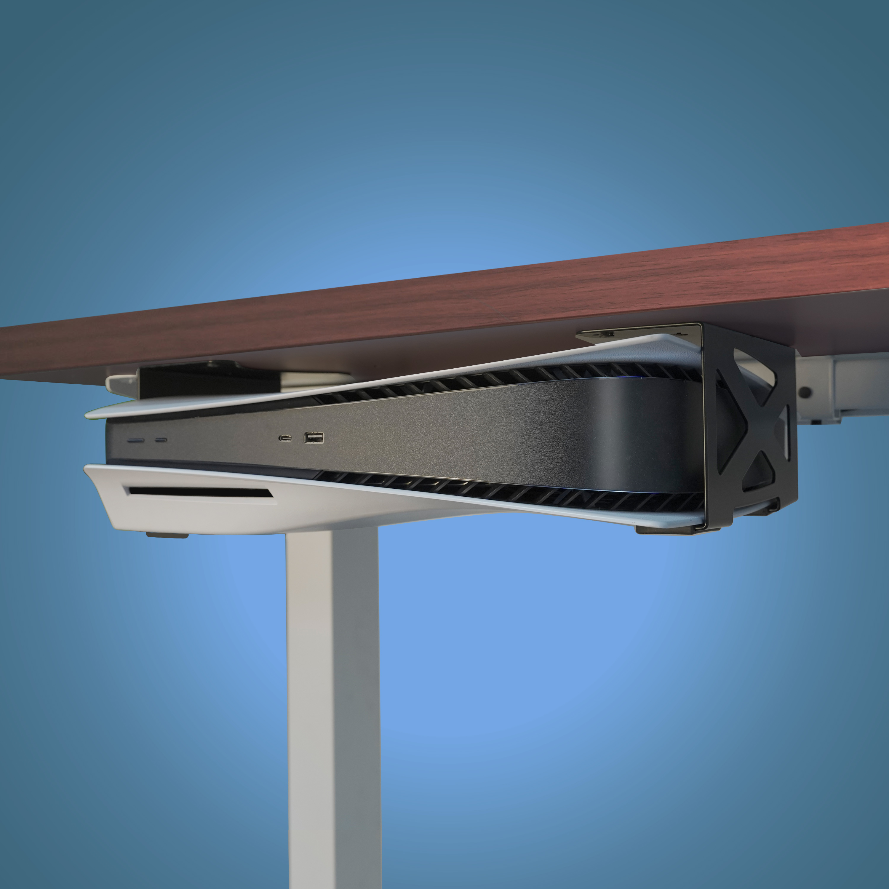 Desk Setup Xbox - Monzlteck Under Desk Holder for PS5/PS5