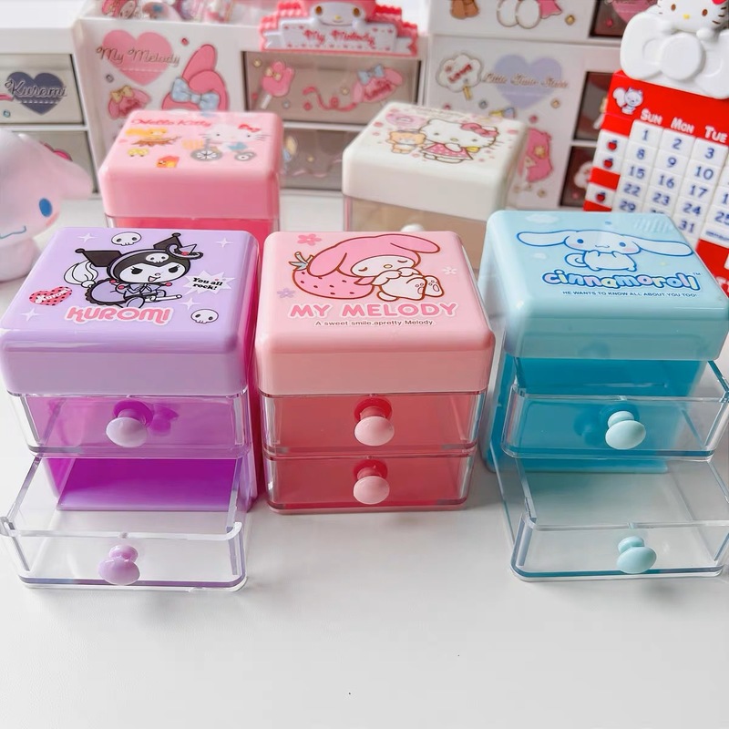 Cable Box Organizer - New Double Layer Drawer Storage Box
