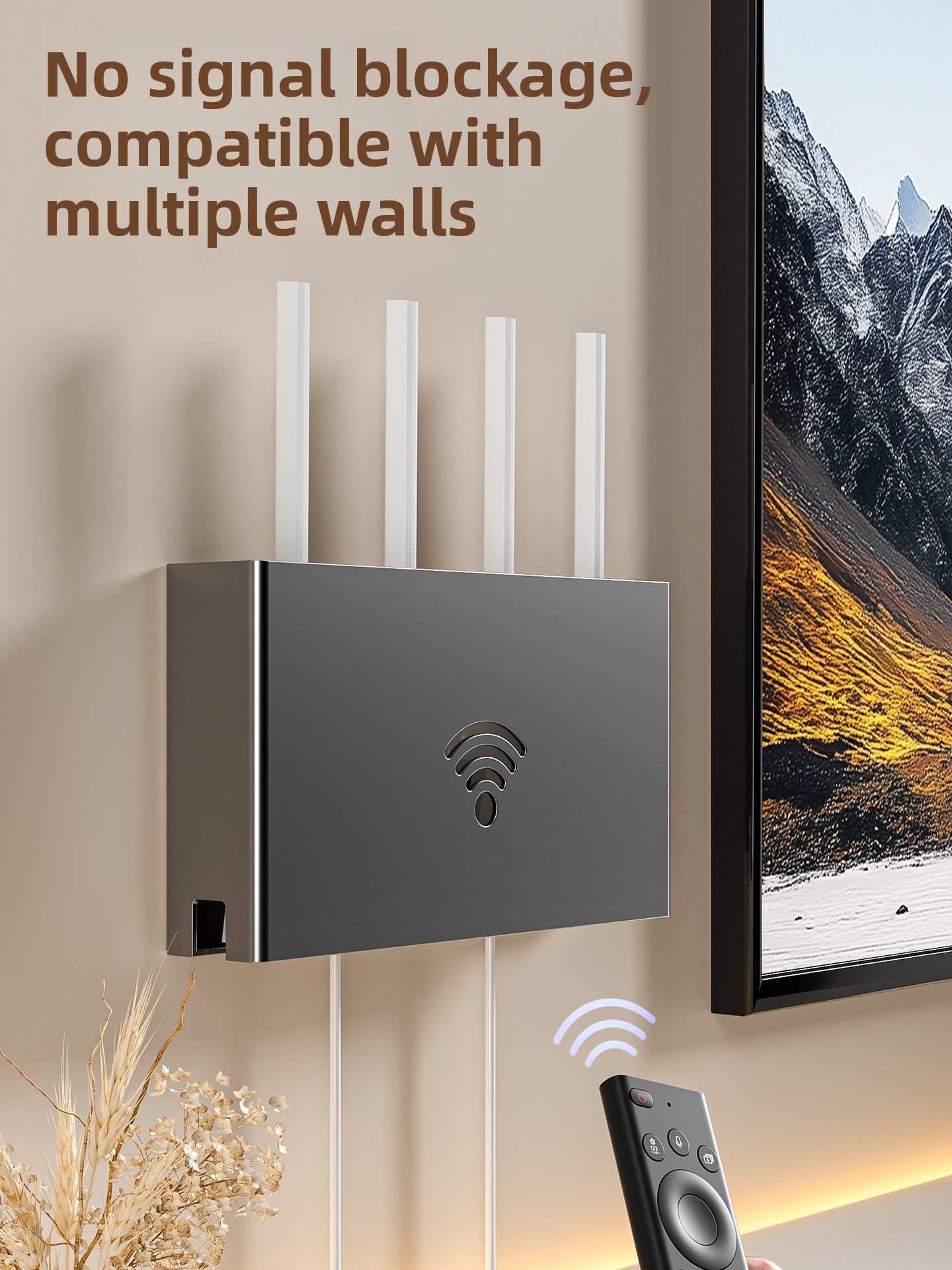 Wall-Mounted Router Storage Bo – Cable Box Organizer Bewertung und Preis