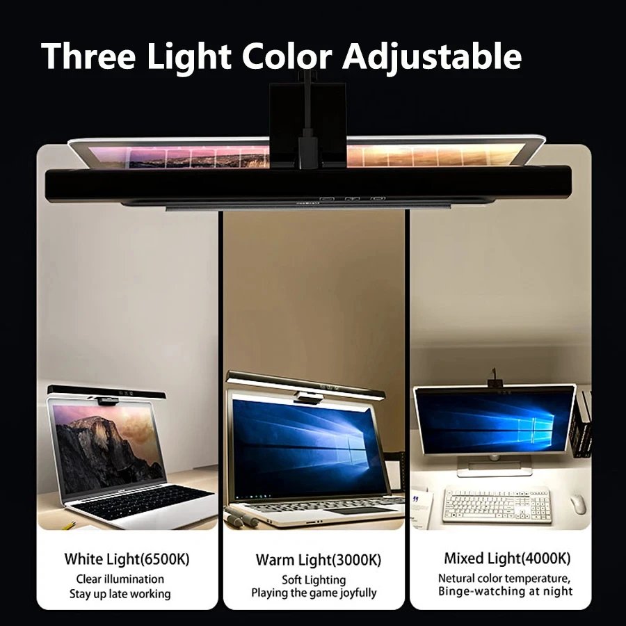 LED 33cm 50cm Monitor Light Ba – Desk Setup No Computer Bewertung und Preis