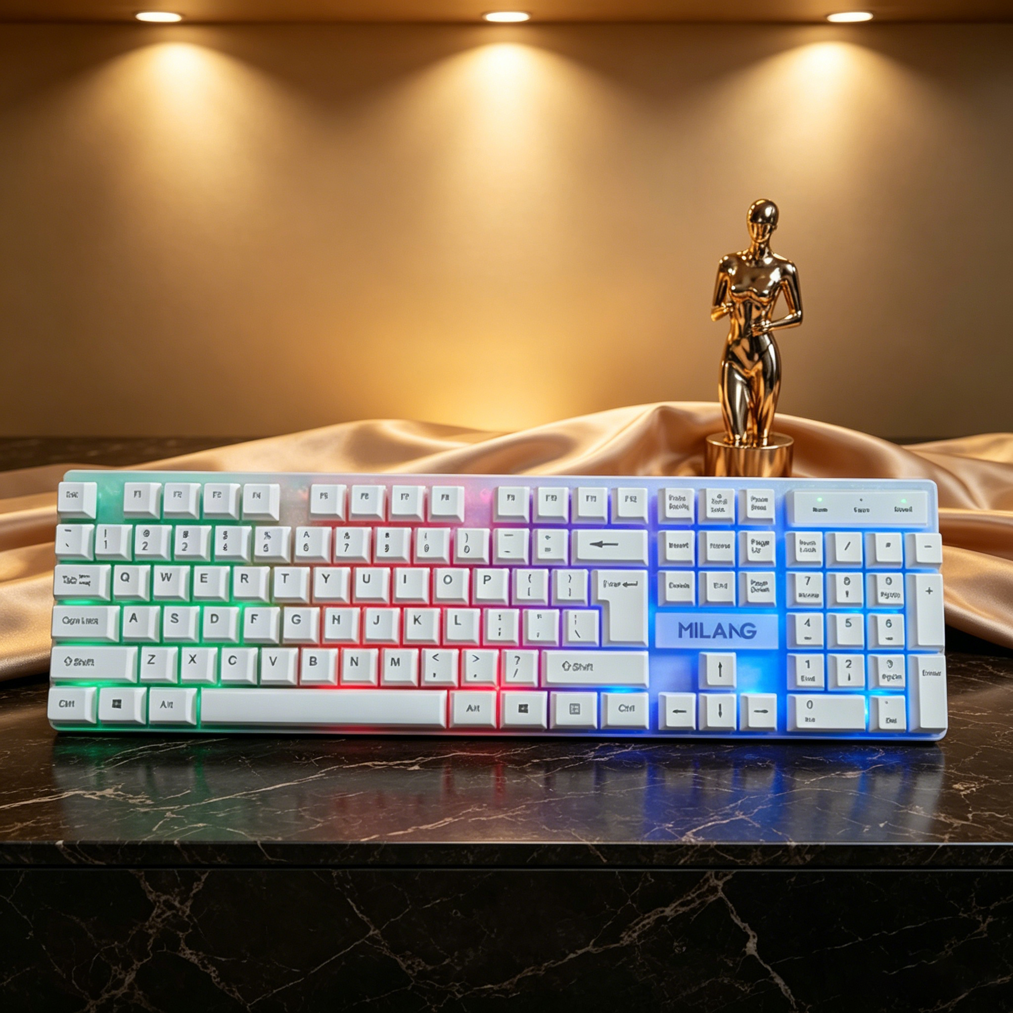 Wired RGB Backlit Keyboard Mou – Desk Setup No Computer Bewertung und Preis