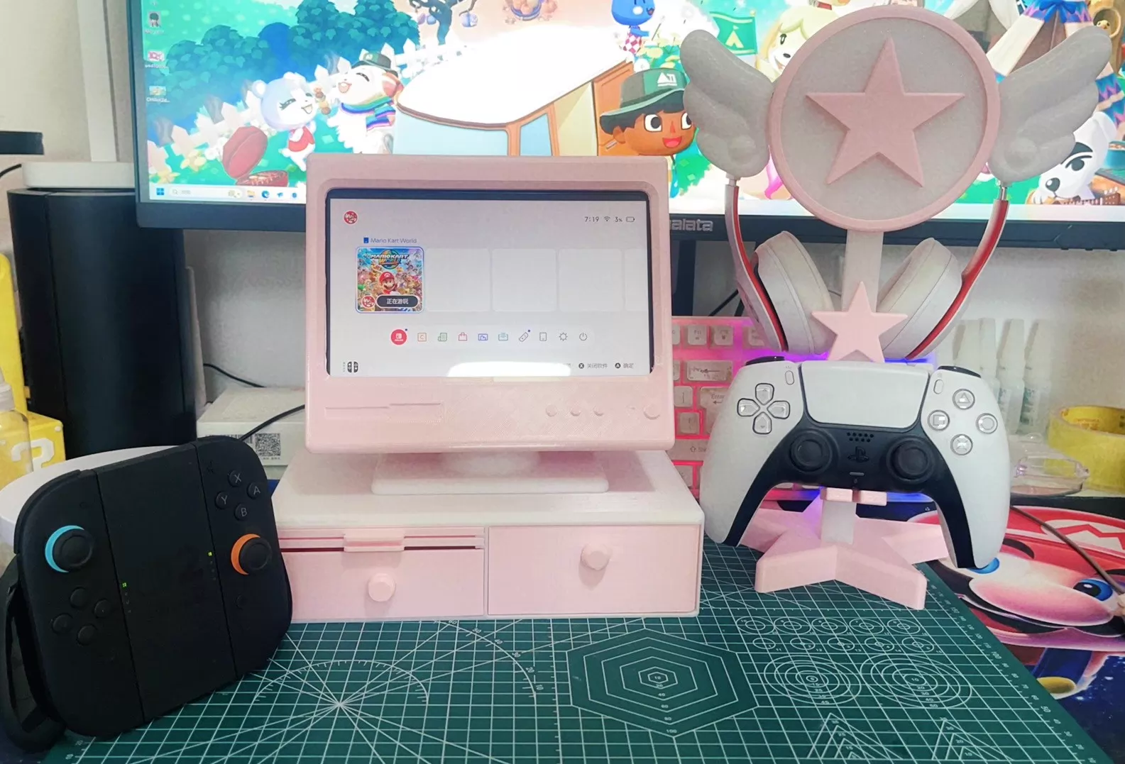 Headphone Game Stand ,E-Sports – Desk Setup Girly Bewertung und Preis