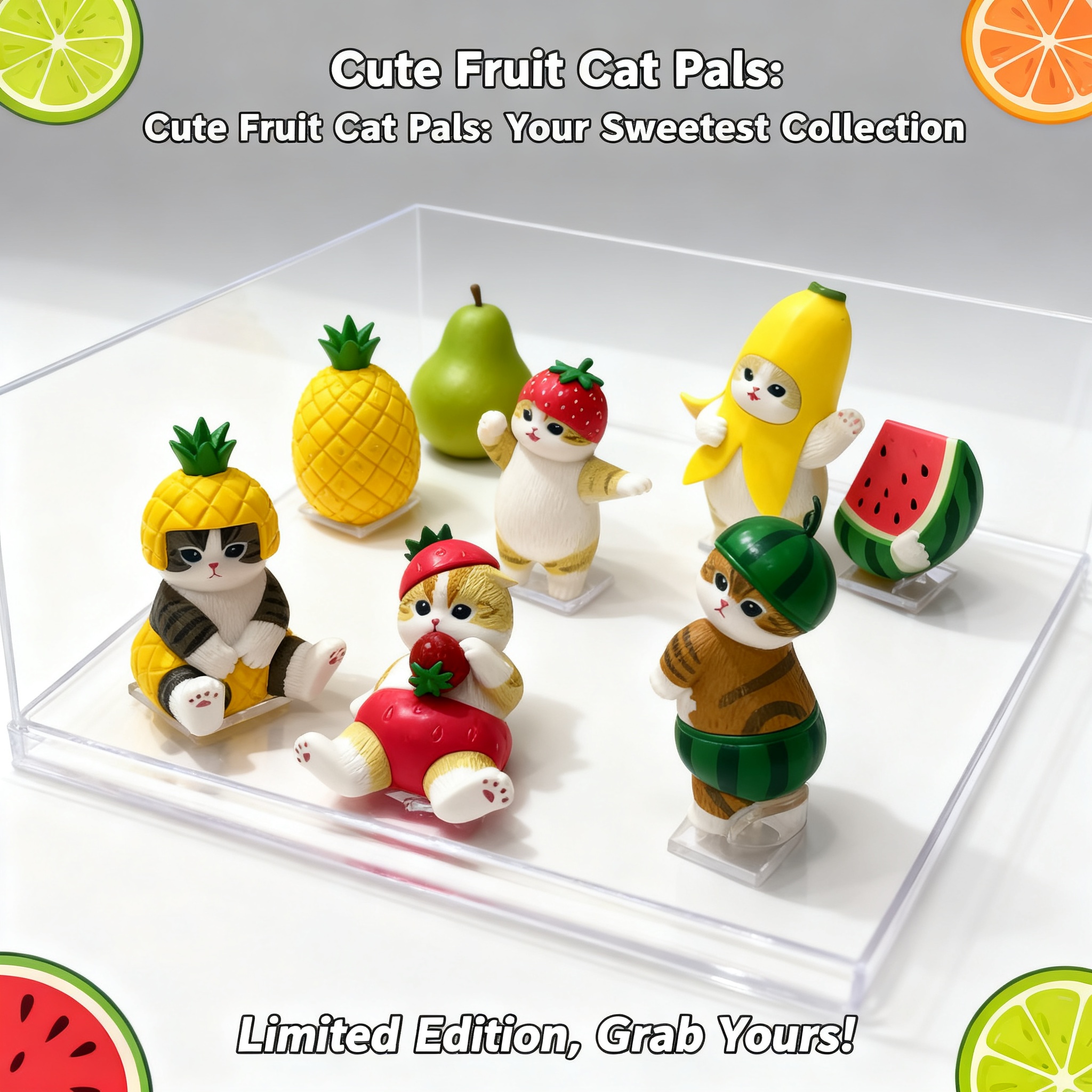 Mofusand Shark Cat Bee Fruit S – Desk Setup Kawaii Bewertung und Preis