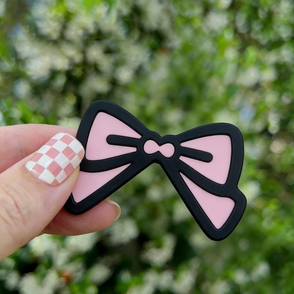 Cute Pink Bow Monitor Decor Ka – Desk Setup With Laptop And Monitor Bewertung und Preis