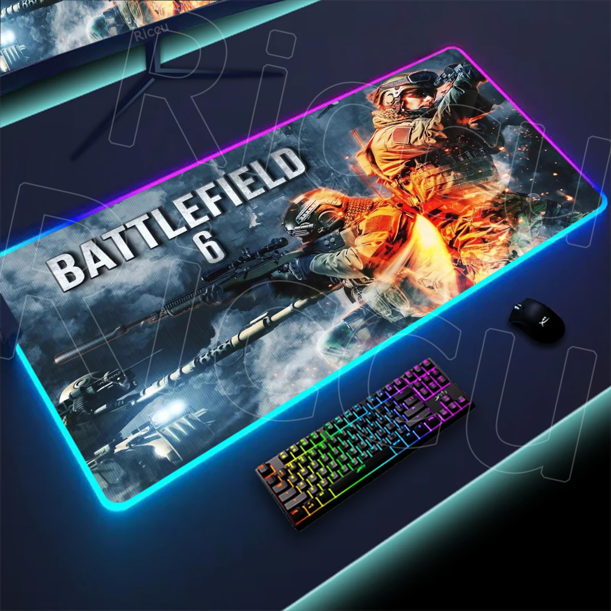 New Gamer Rgb Desk Mat Back Li – Desk Setup Gear Bewertung und Preis