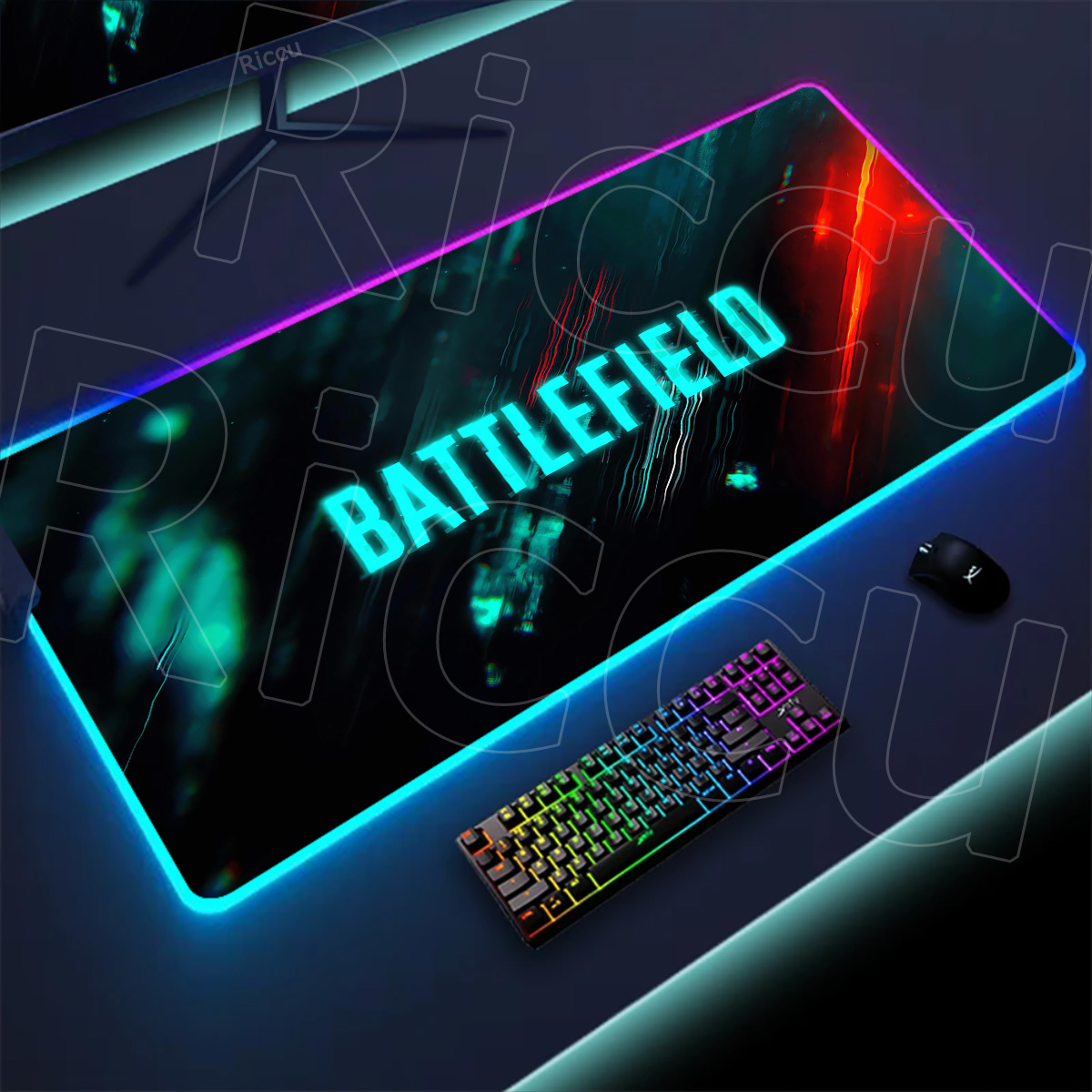 New Gamer Rgb Desk Mat Back Li – Desk Setup Gear Bewertung und Preis