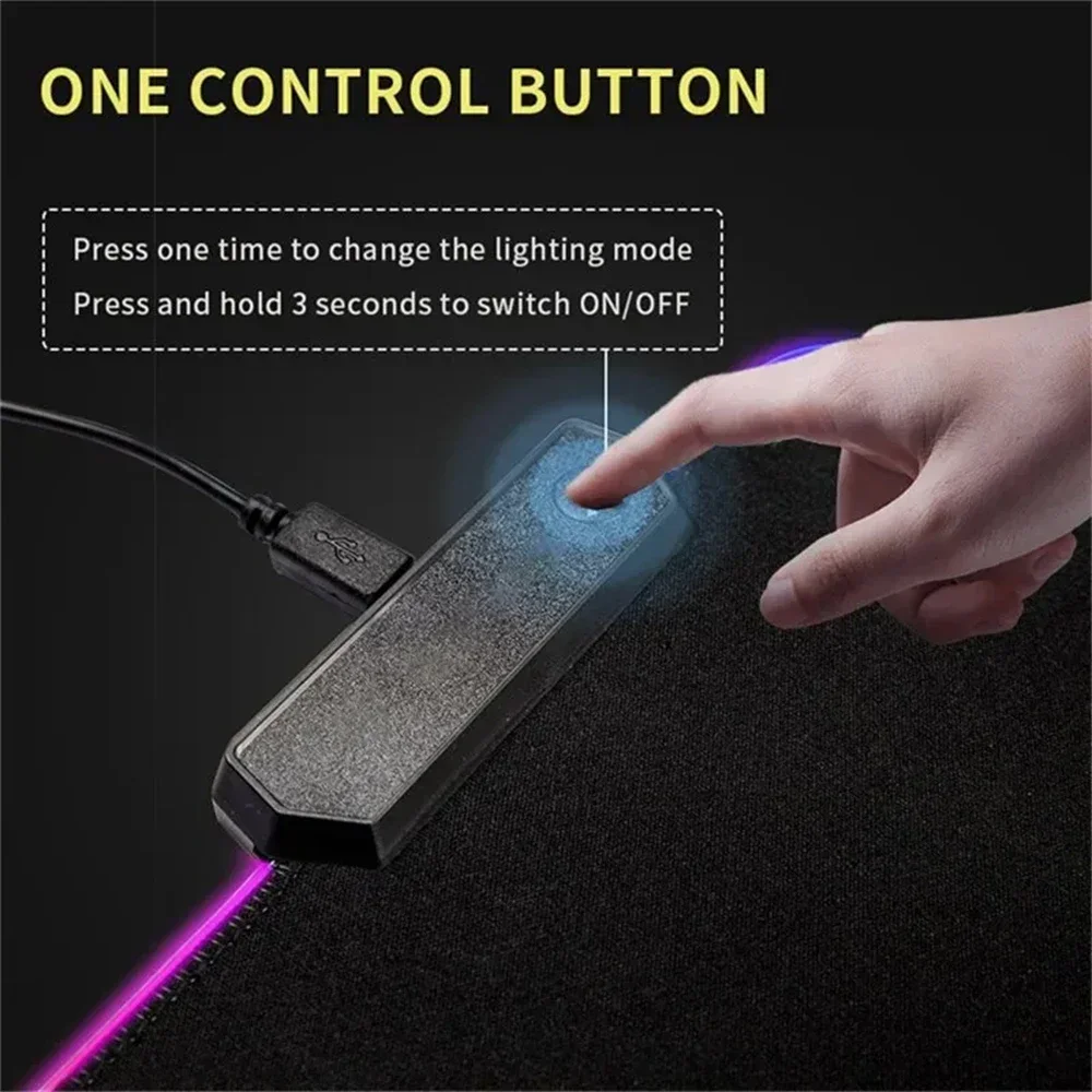 New Gamer Rgb Desk Mat Back Li – Desk Setup Gear Bewertung und Preis