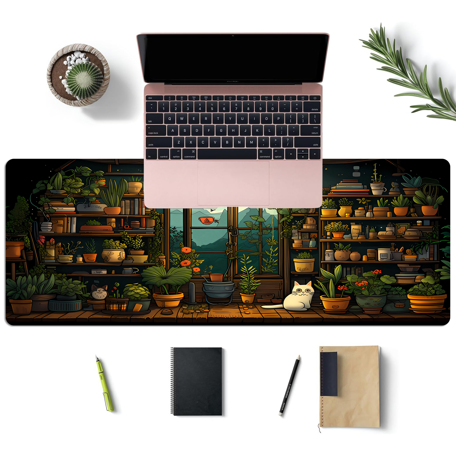 Cute Cat Mouse Pad Desk Pad Ka – Desk Setup Kawaii Bewertung und Preis