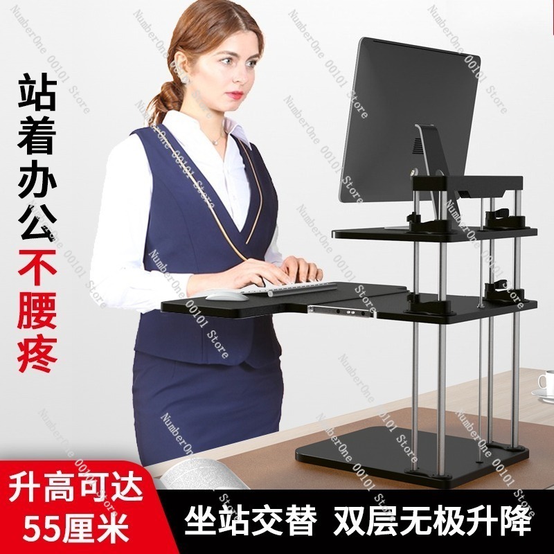 Height-Adjustable Standing Des – Desk Setup With Laptop And Monitor Bewertung und Preis