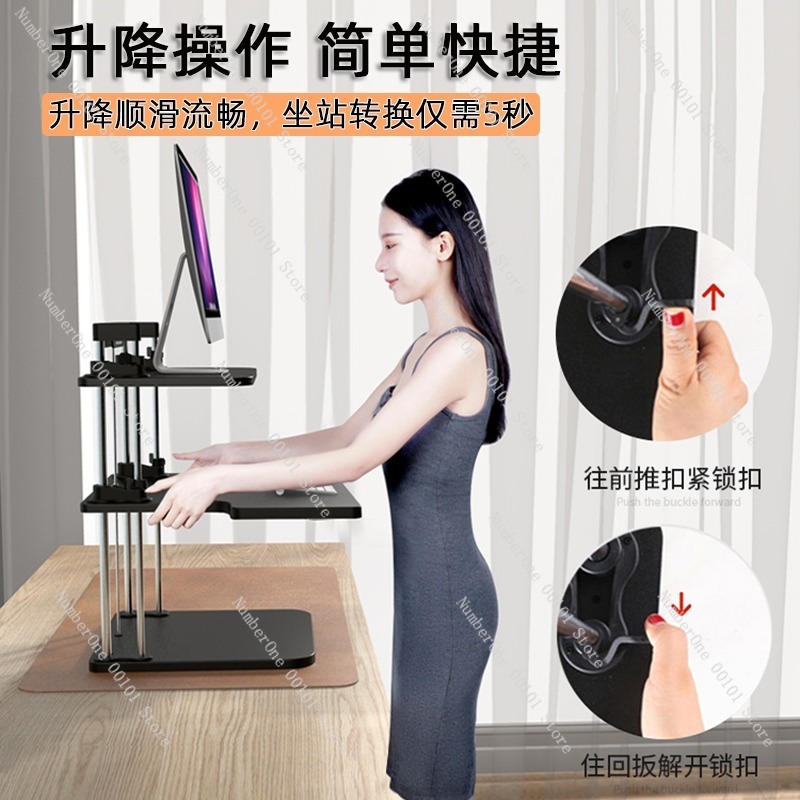 Height-Adjustable Standing Des – Desk Setup With Laptop And Monitor Bewertung und Preis