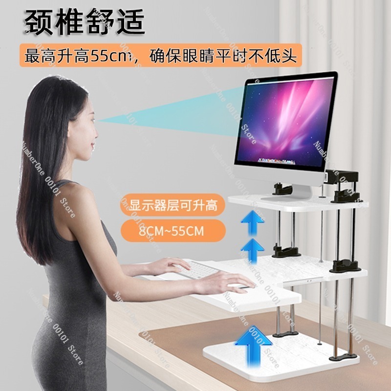 Height-Adjustable Standing Des – Desk Setup With Laptop And Monitor Bewertung und Preis