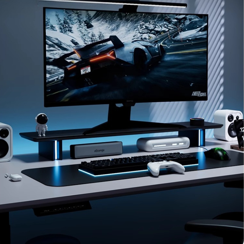 RGB Monitor Stand Ergonomic Co – Desk Setup With Laptop And Monitor Bewertung und Preis
