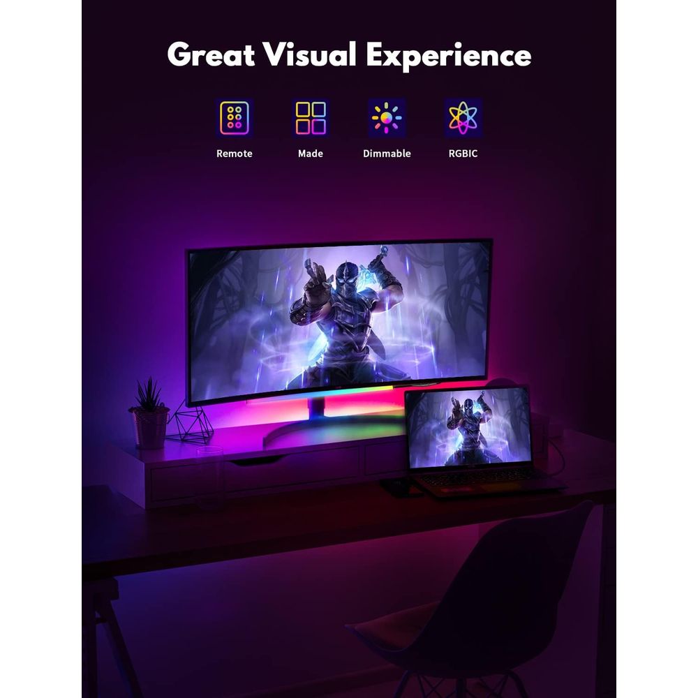 12 5V USB-Powered RGB Light Ba – Desk Setup Options Bewertung und Preis