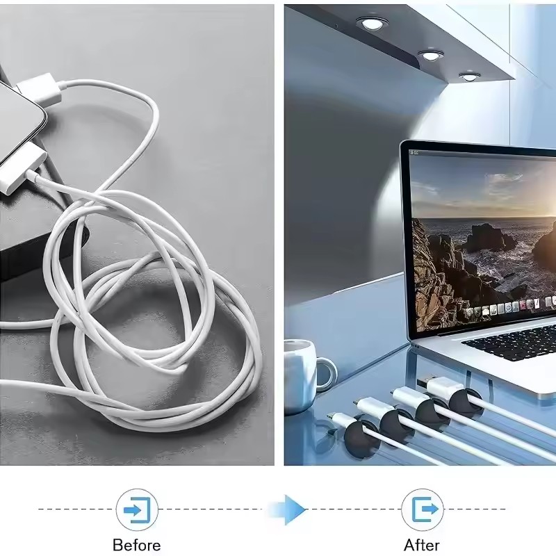 5/50Pcs Desktop Wall Cable Cli – Cable Box Organizer Bewertung und Preis