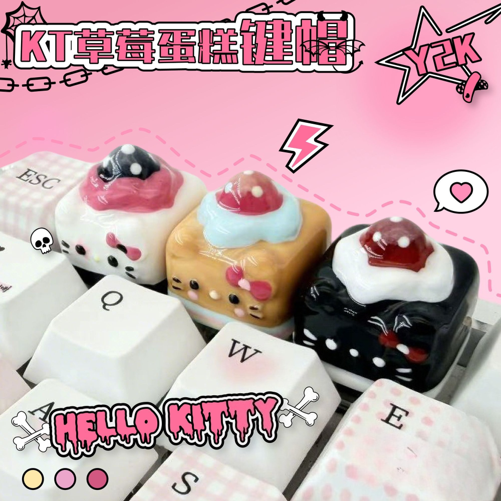 Y2K Kawaii Keycaps Hello Kitty – Desk Setup Girly Bewertung und Preis