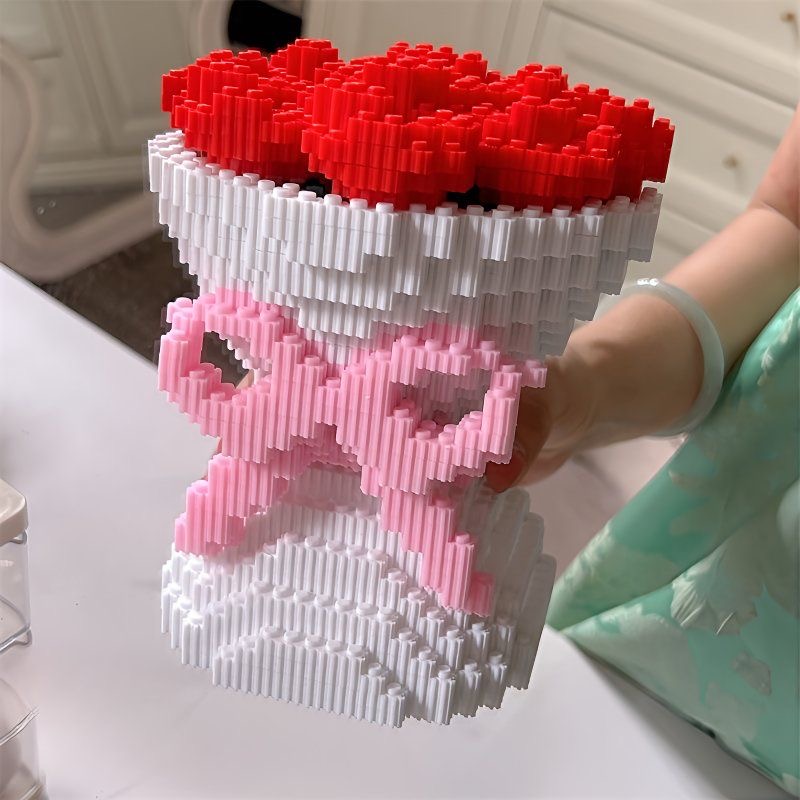 Red Rose Bundle Building Block – Desk Setup Gear Bewertung und Preis